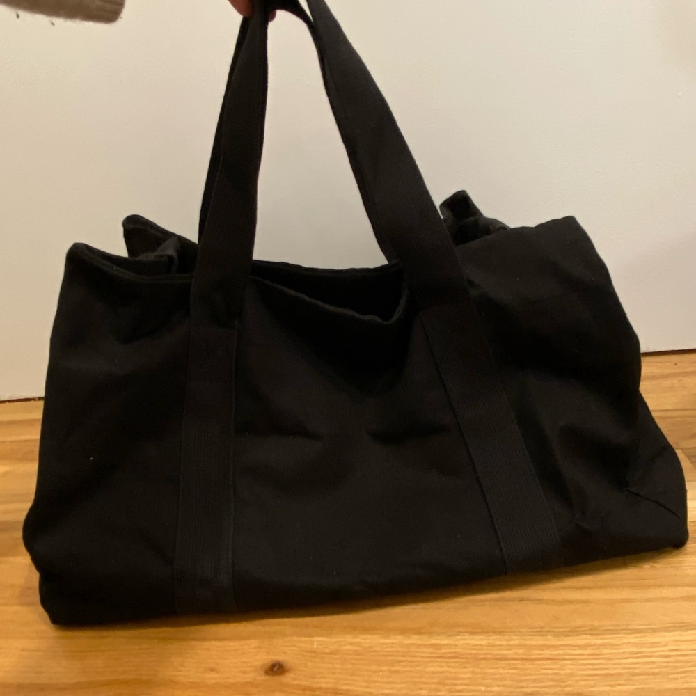 Texsport Black Parachute Bag 24x15x13 Vintage 1991 NEW
